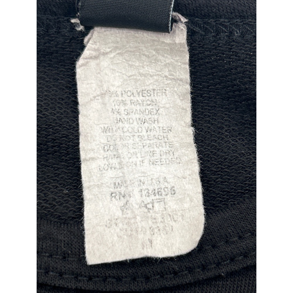 Windsor‎ Womens Black Distressed Ripped T-Shirt Dress Short Sleeve Crew Neck Med - Picture 9 of 9